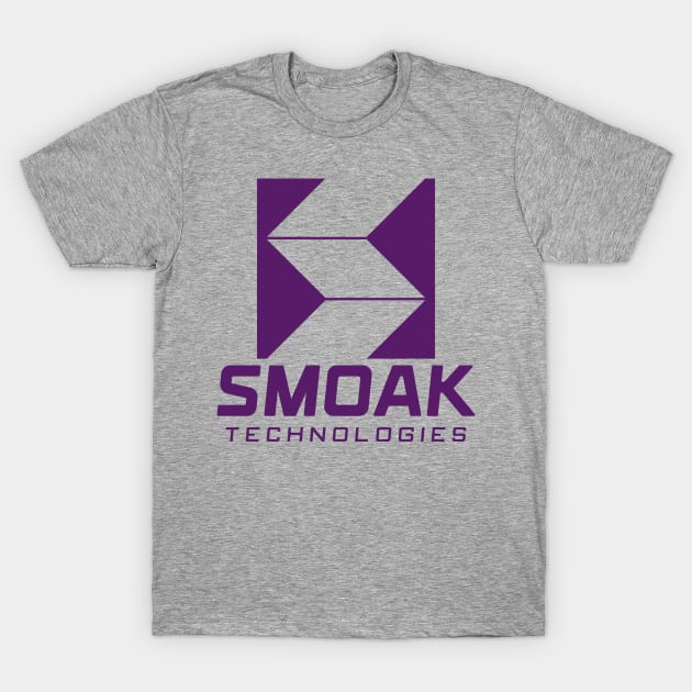 Smoak Technologies - Star City 2046 - Purple T-Shirt by fenixlaw